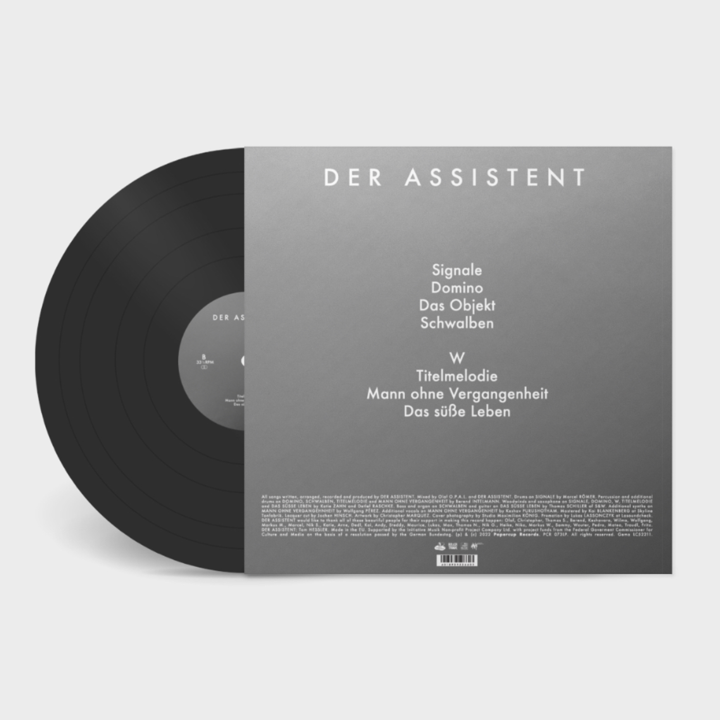 Out now: Der Assistent Vinyl LP