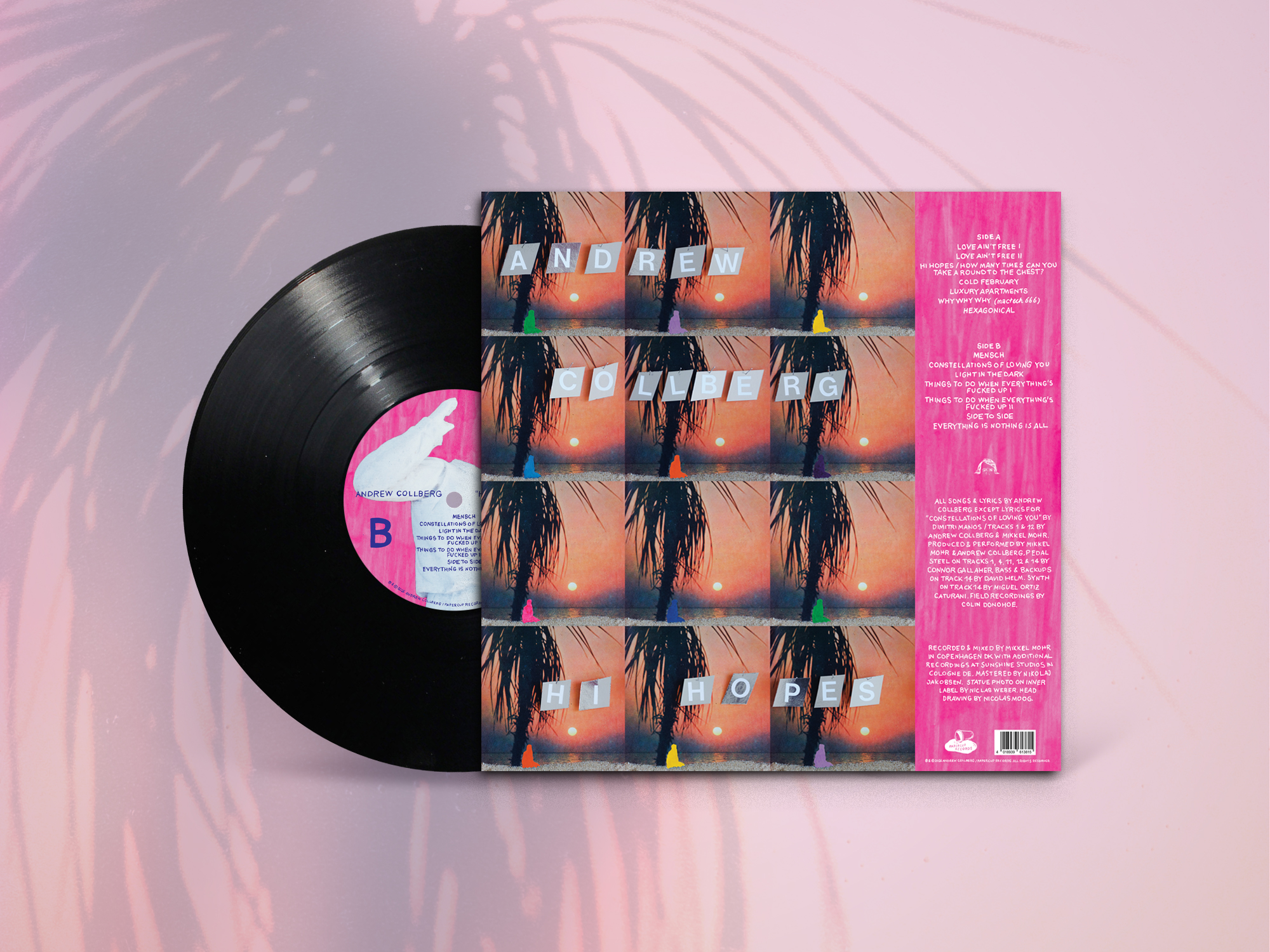 Pre-Order: Andrew Collberg’s “Hi Hopes” Vinyl LP